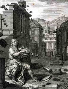 Amphion Builds the Walls of Thebes by the Music of his Lyre, 1731