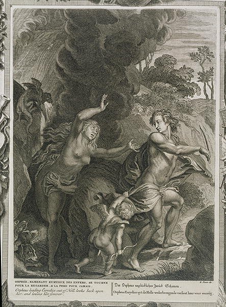 Orpheus, Leading Eurydice Out of Hell, Looks Back Upon her and Loses her Forever, 1731