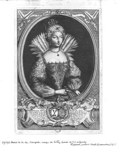 Francoise-Marguerite de Silly 1584-1626 engraved by Claude Duflos 1665-1727