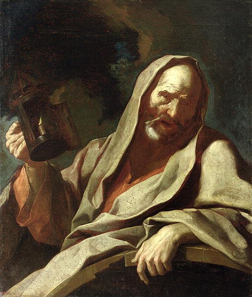 Diogenes c.412-323 BC with his Lantern, c.1720-40