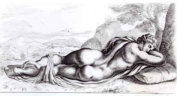 Hermaphrodite in the Borghese Gardens, c.1653