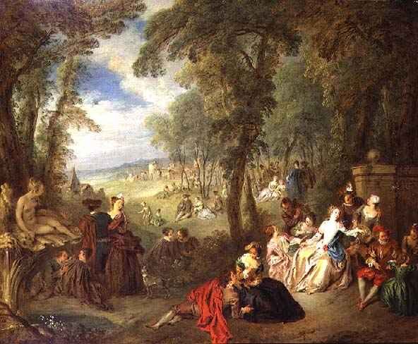 Fete in a Park, 1720s