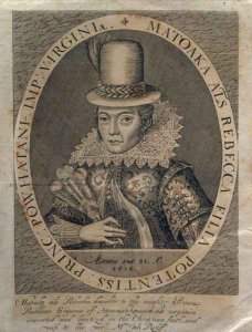 Portrait of Pocahontas 1595-1617 after 1616