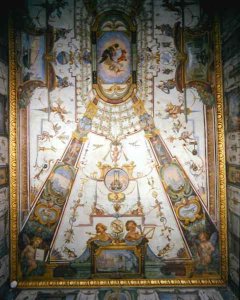 Ceiling panel from the Stanzino delle Matematiche 2