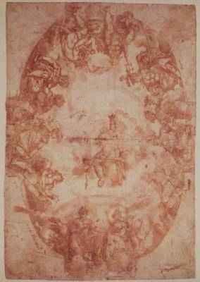 Study for the ceiling of the Casa de Pilatos, Seville, 1604