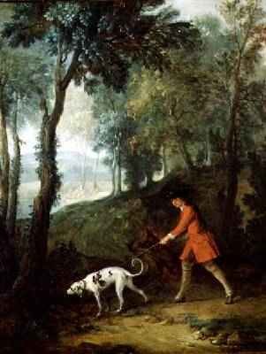 The Huntsman with a Tufter on a Leash, c.1727