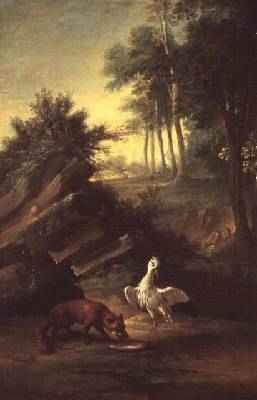 The Fox and the Stork, 1747