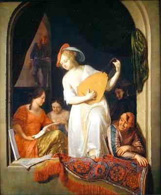 Musicians in a niche 1681