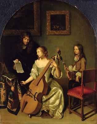 The Bassviol Player 1665