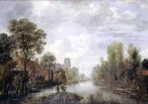 Landscape with a canal