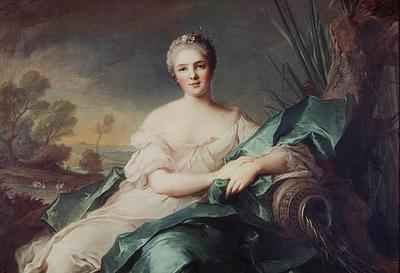 Portrait of Victoire de France as the element Water