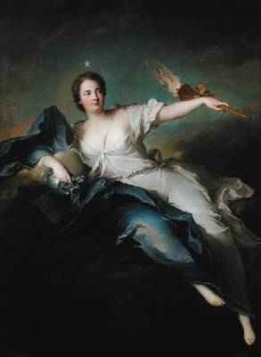 Portrait of MarieAnne de MaillyNesle 1717-44 Marquise of La Tournelle as Eos