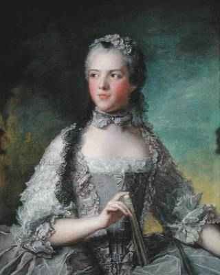 Portrait of Adelaide de France 1732-1800 with a Fan 1749