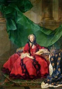 Portrait of Maria Leszczynska 1703-68 in Daily Dress