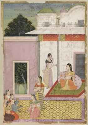 Krishna Comes to Visit Radha