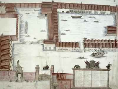 Plan of the Arsenale Venice