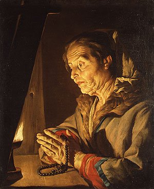 Old Woman Praying