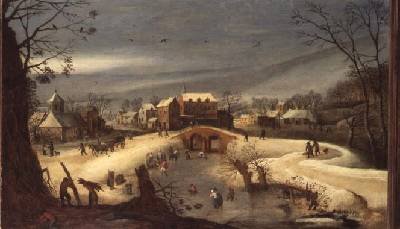 A Winter Landscape with Woodcutters