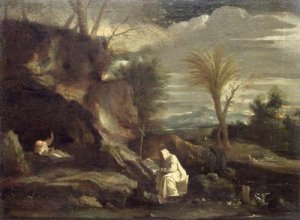 Landscape with Two Carthusian Monks