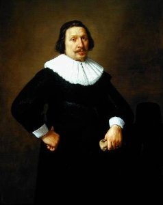 Portrait of a man holding a glove 1648