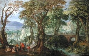 Landscape with the Good Samaritan 1609