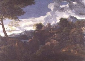 Landscape with a Burning City