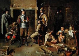 Soldiers at Rest in an Inn