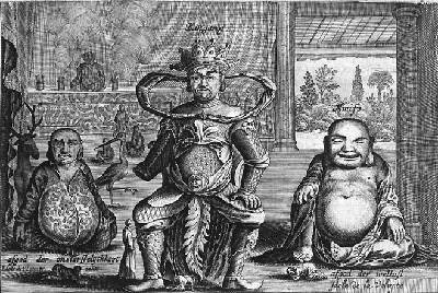 Chinese Gods including Shou-hsing the God of Longevity from an account of a Dutch Embassy to China