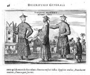 Chinese Men a General Description from an account of a Dutch Embassy to China 1665