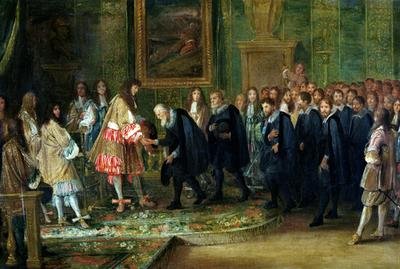 The Reception of the Ambassadors of the Thirteen Swiss Cantons by Louis XIV 1638-1715 at the Louvre 11th November 1663 1664