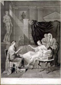 The Interview of Augustus and Cleopatra engraved by Richard Earlom