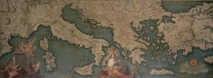 Map of Italy Greece and Asia Minor