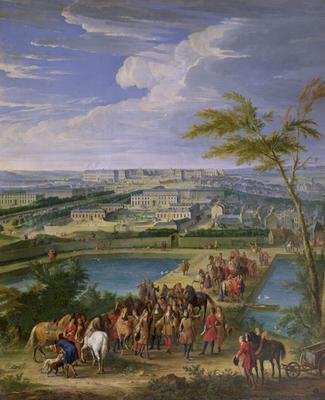 The Town and Chateau of Versailles from the Butte de Montboron