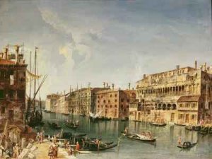 Venice Grand Canal and the Fondaco dei Turchi