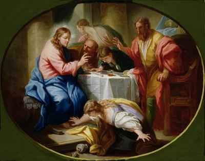 Christ and Mary Magdalene at the Banquet of Simon the Pharisee