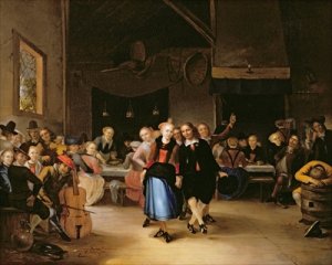 Wedding Dance in a Tavern