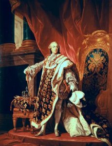 Louis XV in Coronation Robes