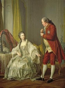 Portrait of the Marquis de Marigny and his Wife Marie-Francoise Constance Julie Filleul 1769