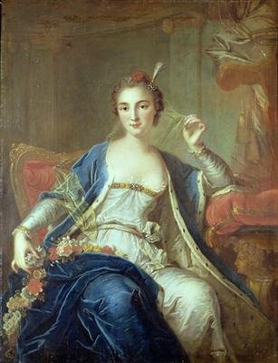 Portrait of Mademoiselle Marie Salle 1702-56 1737