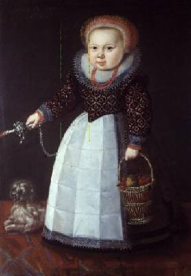 Young Child with a Dog