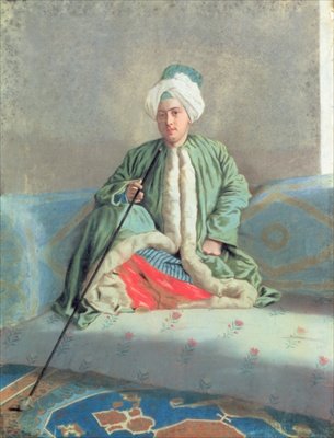 A Gentleman Seated on a Couch