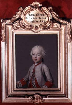 Maximilian 1756-1801 youngest son of Francis I and Maria Theresa of Austria 1717-80