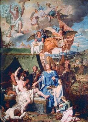 St Louis Curing the Sufferers of Scrofula