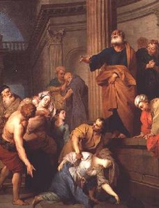 The Death of Sapphira Wife of Ananius