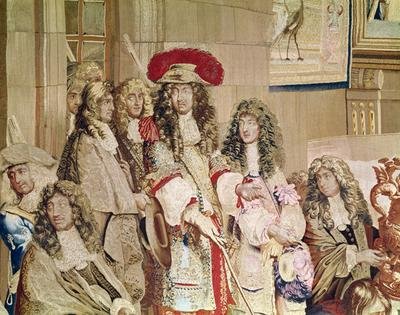 Louis XIV 1638-1715 visiting the Gobelins factory 2