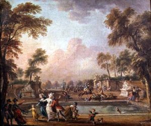 The Charge of the Prince of Lambesc 1751-1825 in the Tuileries Gardens