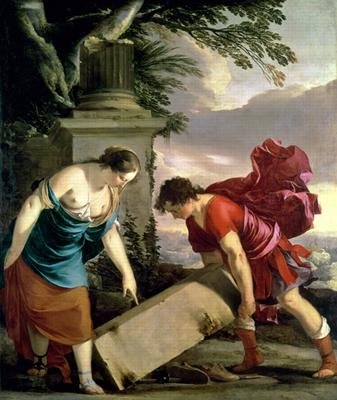 Theseus and his Mother Aethra