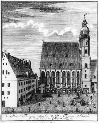 St Thomas Church and School in Leipzig