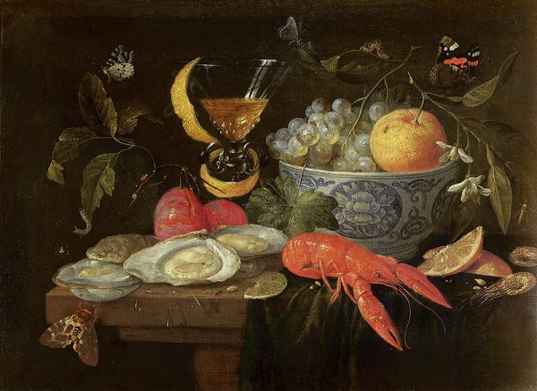 Still Life with Fruit and Shell Fish