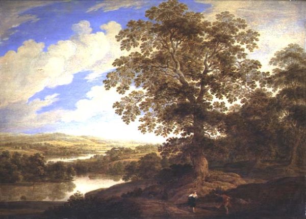 An Extensive Wooded River Landscape